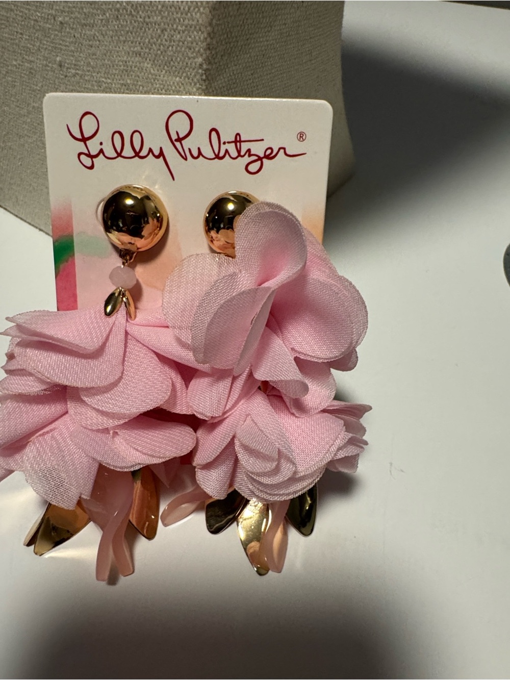 Lilly Pulitzer Statement Earrings NWT (LR111/1) - Picture 6 of 6